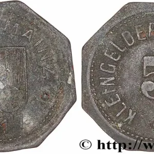 Premium ALLEMAGNE - Notgeld 5 Pfennig ville de Mayence (Mainz) 1917 fwo_777168 Monde