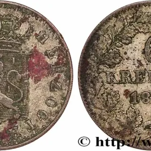 Nouveauté ALLEMAGNE - NASSAU 6 Kreuzer Grand-Duc Adolph 1844 fwo_777182 Monde