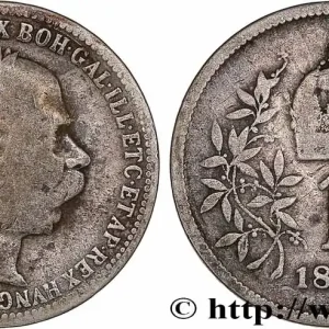 Top Vente HONGRIE 1 Korona François-Joseph 1893 Kremnitz fwo_777265 Monde
