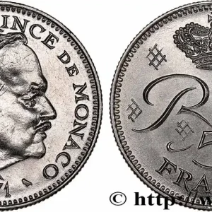 En Vogue MONACO 5 Francs Rainier III 1971 Paris fwo_780162 Monde