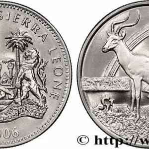 Premium SIERRA LEONE 1 Dollar Proof Impala 2006 Pobjoy Mint fwo_633719 Monde