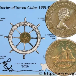 JERSEY Série - Construction de navire à Jersey au XIXème siècle “Tickler 1858” 1991 fwo_687997 Monde Achat Immédiat