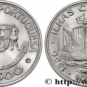 Livraison Mondiale PORTUGAL 100 Escudos découverte des îles Canaries 1989 fwo_690202 Monde