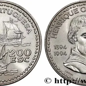 Réduction PORTUGAL 200 Escudos 600e anniversaire de la naissance de Henri le navigateur 1994 fwo_690249 Monde