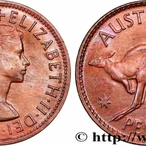 Meilleure Qualité AUSTRALIE 1 Penny Elisabeth II 1964 Perth fwo_703635 Monde
