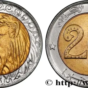 ALGÉRIE 20 Dinars tête de lion an 1426 2005 fwo_714388 Monde Commander Maintenant