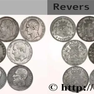 ARGENT D'INVESTISSEMENT Lot de 10 écus de 5 Francs n.d. fwo_765814 Monde Petit Prix