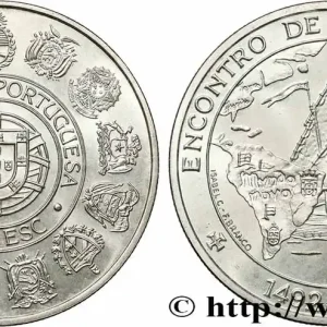 PORTUGAL 1000 Escudos Rencontre des deux mondes 1992 fwo_769803 Monde Prix Choc