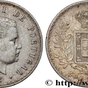 PORTUGAL - ROYAUME DU PORTUGAL - CHARLES Ier 500 Réis 1892 fwo_774421 Monde Garantie Incluse