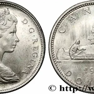 CANADA 1 Dollar Elisabeth II 1966 fwo_774590 Monde Prix Cassé