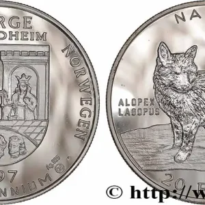 Exclusif NORVÈGE 20 Euro - RENARD ARCTIQUE 1997 fwo_774793 Monde