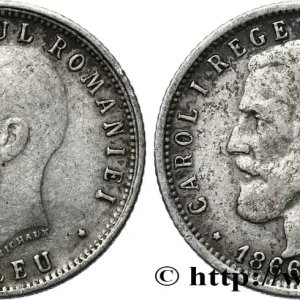 Tendance ROUMANIE 1 Leu 40e anniversaire de règne du roi Charles Ier 1906 fwo_776380 Monde