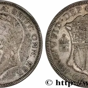 Quantité Limitée ROYAUME-UNI 1/2 Crown Georges V 1936 fwo_777037 Monde