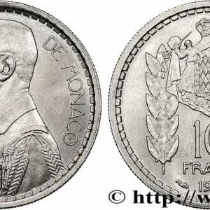 MONACO 10 Francs Louis II 1946 Paris fwo_781154 Monde Must-Have