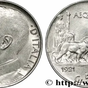 Retour Gratuit ITALIE 50 Centesimi Victor Emmanuel III 1921 Rome - R fwo_781296 Monde