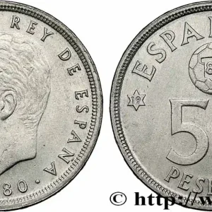 ESPAGNE 50 Pesetas Juan Carlos coupe du Monde de Football 1982 (1981) 1980 fwo_781324 Monde Top Qualité