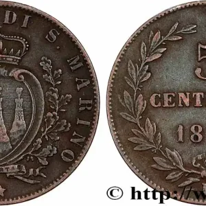 Commander Vite SAINT-MARIN 5 Centesimi 1894 Rome fwo_781373 Monde