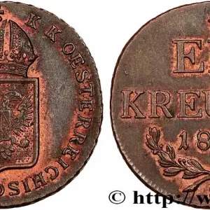 Commander Vite AUTRICHE 1 Kreuzer 1816 Schmollnitz fwo_781488 Monde