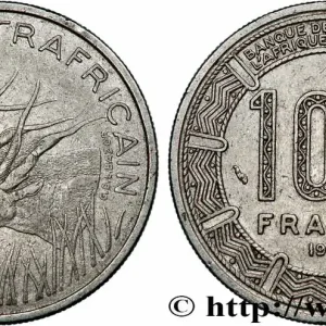 CENTRAFRIQUE 100 Francs “Empire Centrafricain” antilopes 1978 Paris fwo_654208 Monde Bon Plan