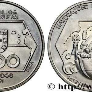 PORTUGAL 200 Escudos Navigation vers l’ouest 1991 Lisbonne fwo_705302 Monde Nouvelle Collection
