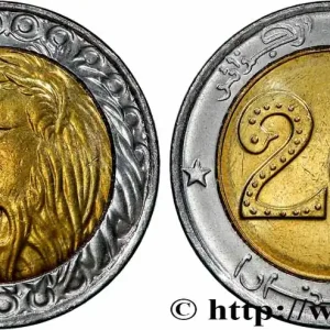Quantité Limitée ALGÉRIE 20 Dinars tête de lion an 1424 2004 fwo_714345 Monde