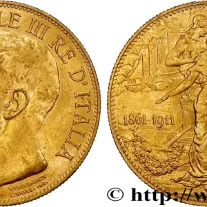 ITALIE - ROYAUME D'ITALIE - VICTOR-EMMANUEL III 50 Lire 1911 Rome fwo_728907 Monde Authentique