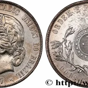 Expédié Aujourd’hui BRÉSIL 2000 Reis 1897 fwo_736832 Monde