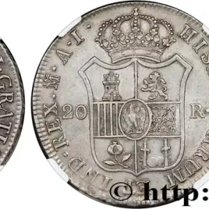 ESPAGNE - ROYAUME D'ESPAGNE - JOSEPH NAPOLÉON 20 Reales ou 5 Pesetas 1810 Madrid fwo_771235 Monde Acheter En Ligne