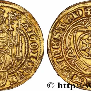 Achetez Aujourd’hui ALLEMAGNE - MAYENCE - ARCHEVÊCHÉ DE MAYENCE - ADOLPHE DE NASSAU Gulden ou Ducat n.d. Höchst fwo_771347 Monde