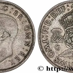 Réduction ROYAUME-UNI 1 Florin (2 Shillings) Georges VI 1940 fwo_776689 Monde