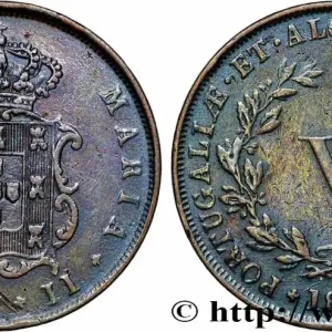 PORTUGAL - ROYAUME DE PORTUGAL - MARIE II 5 Réis 1853 fwo_778789 Monde Offre Du Jour