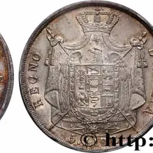 ITALIE - ROYAUME D'ITALIE - NAPOLÉON Ier 5 lire, 1er type 1811 Bologne fwo_781064 Monde Premium