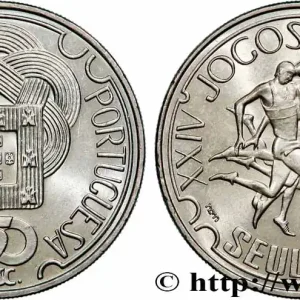 PORTUGAL 250 Escudos J.O de Séoul, coureurs 1988 fwo_781933 Monde Commande En Gros