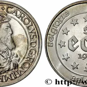BELGIQUE 5 Ecu Charles Quint 1987 fwo_782023 Monde Édition Limitée