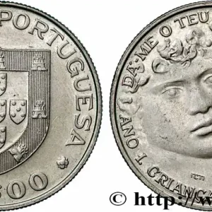 Satisfait Ou Remboursé PORTUGAL 25 Escudos Année internationale de l’enfance : emblème / enfant 1979 fwo_782844 Monde