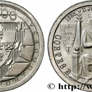 PORTUGAL 25 Escudos 600e anniversaire de la bataille de Aljubarrota 1985 fwo_782845 Monde Commander Vite
