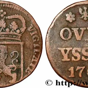 Livraison Mondiale PAYS-BAS - PROVINCES-UNIES 1 Duit Overijssel 1767 fwo_782860 Monde