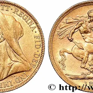 OR, PALLADIUM ET PLATINE INVESTISSEMENT 1 Souverain Victoria type vieille tête 1898 Melbourne fwo_783849 Monde Achat Immédiat