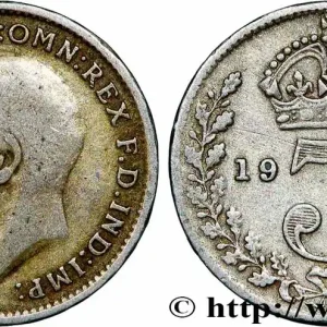 ROYAUME-UNI 3 Pence Georges V 1920 fwo_783928 Monde Artisanat