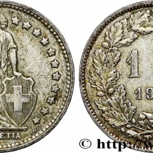 SUISSE 1 Franc Helvetia 1957 Berne - B fwo_784266 Monde Gros Lot