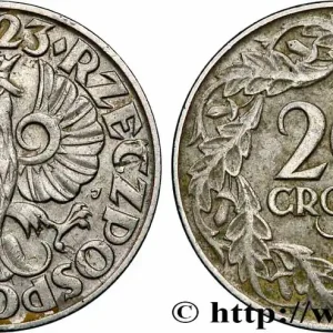 Vente Flash POLOGNE 20 Groszy 1923 Varsovie fwo_784310 Monde