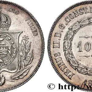 Nouvelle Collection BRÉSIL 1000 Reis Empereur Pierre II 1856 fwo_784882 Monde