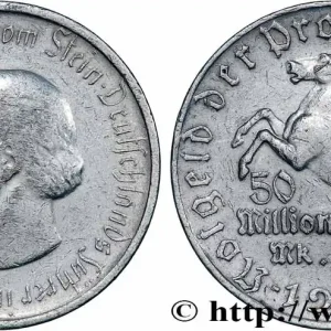 ALLEMAGNE 50.000.000 Mark Westphalie vom Stein 1923 fwo_782775 Monde Prix Cassé