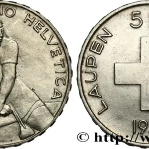 SUISSE 5 Francs 600e anniversaire de la bataille de Laupen 1939 Berne fwo_611333 Monde Meilleure Qualité