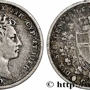 ITALIE - ROYAUME DE SARDAIGNE - CHARLES-FÉLIX 25 Centesimi 1830 Turin fwo_781508 Monde Produit De Marque