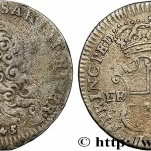 SAVOIE - DUCHÉ DE SAVOIE - CHARLES-EMMANUEL III 5 sols, 3e type (5 soldi) 1745 Turin fwo_784750 Monde Satisfait Ou Remboursé