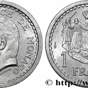 Achat Immédiat MONACO 1 Franc Louis II (1943) Paris fwo_736604 Monde