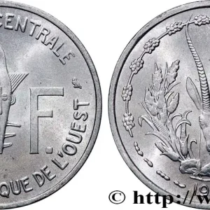ÉTATS DE L'AFRIQUE DE L'OUEST (BCEAO) 1 Franc BCEAO 1974 Paris fwo_762513 Monde Solde