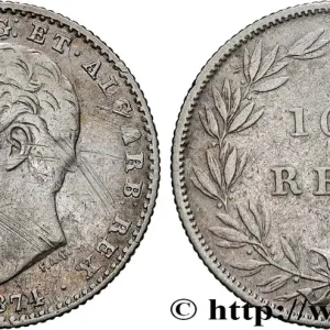 PORTUGAL - ROYAUME DU PORTUGAL - LOUIS Ier 100 Réis 1874 fwo_774216 Monde Marque