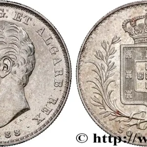 Nouvel Arrivage PORTUGAL - ROYAUME DU PORTUGAL - LOUIS Ier 500 Reis 1888 fwo_774416 Monde